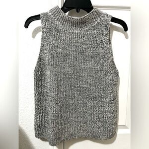 EUC vintage Gap for Good knit mock neck sweater tank size S petite